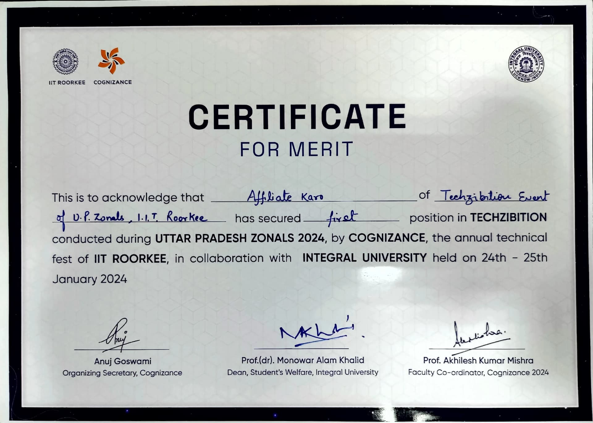 IIT ROORKEE WINNER